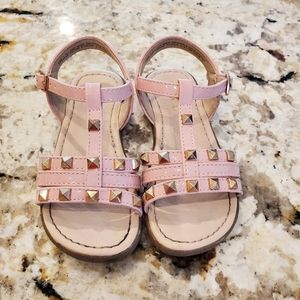 Pink toddler girls sandals